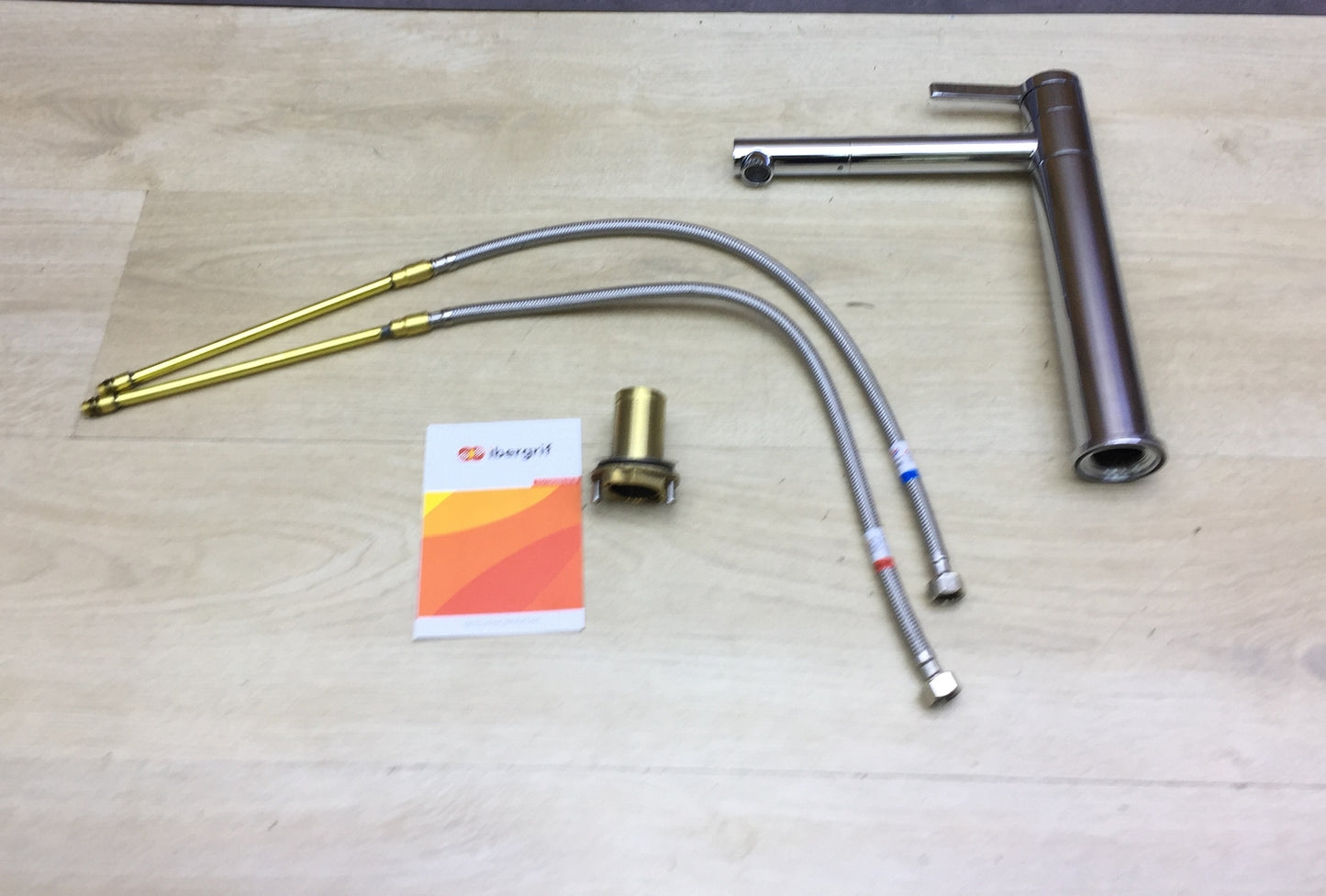 IBERGRIF W11299 Wasserhahn Bad Hoch-Waschtischarmatur chrom, I23913