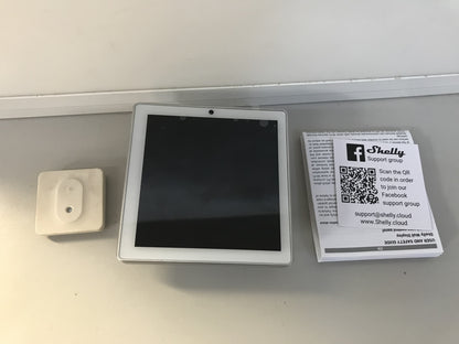 Shelly Wall Display White + Blu H&amp;T Sensor, WiFi Smart Home, I32860 
