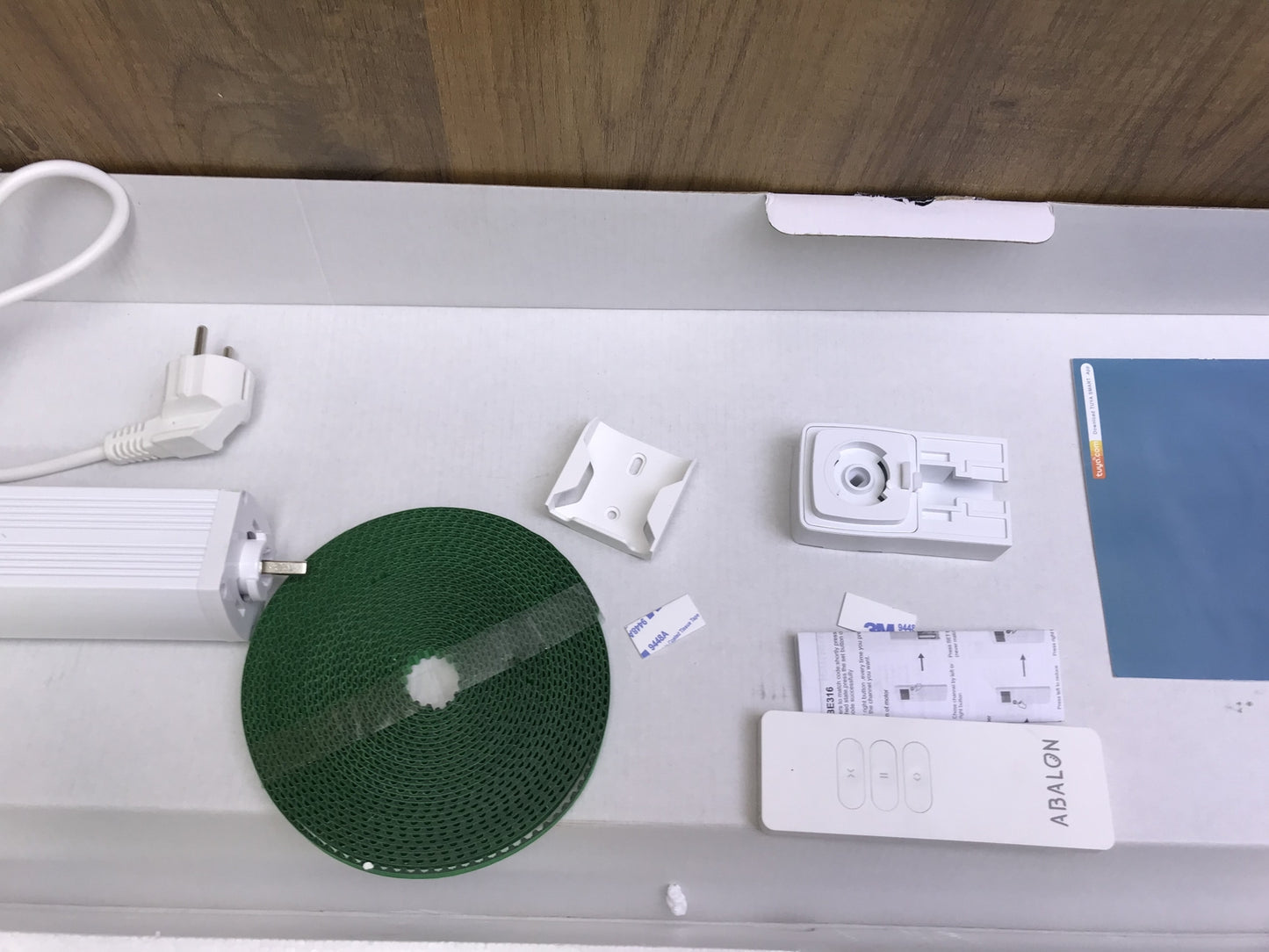 ABALON BCM700D-TY01 Vorhangschiene, Motorisiert, Weiß, 1 bis 3 m, I31978