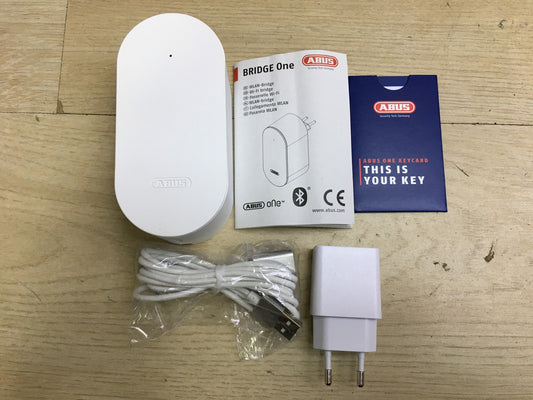 ABUS Bridge One WLAN-Bridge, Erweiterung für ABUS One Produkte, weiß, I34001