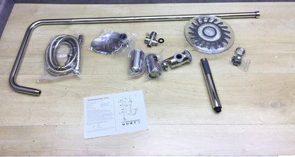 DP bath Duschsystem mit Umschalter DP-S002 LED, Silber, I27759