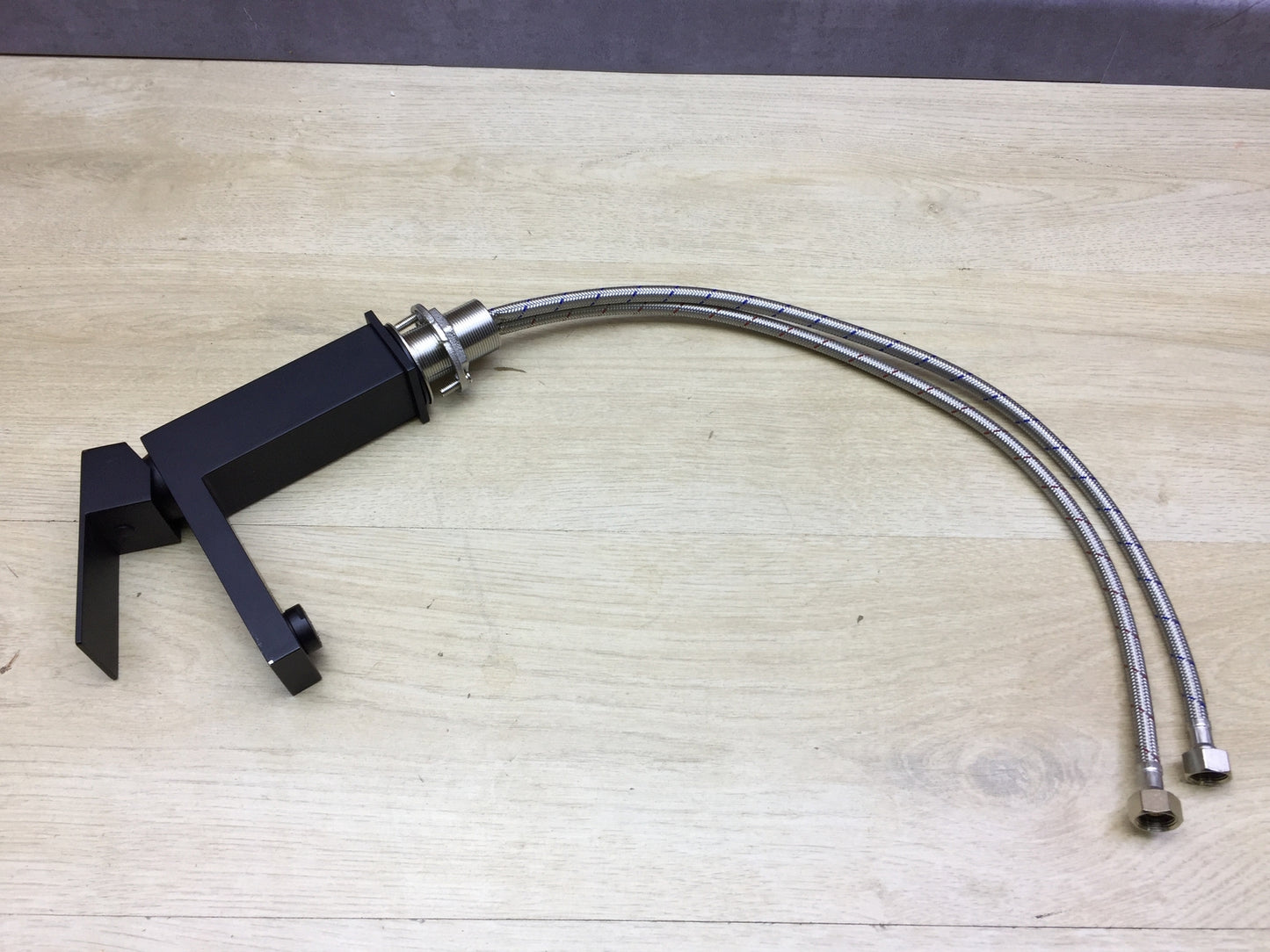 Faustina Waschtischarmatur eckig, Wasserhahn, schwarz, I22125