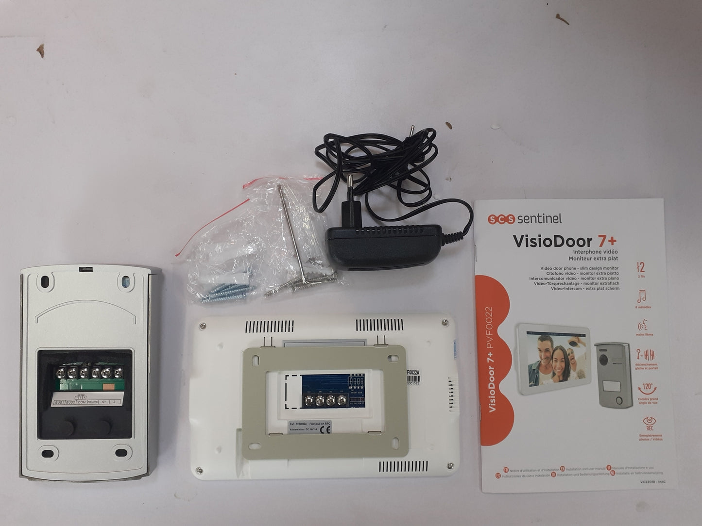 SCS Sentinel visiodoor 7 + Video Türsprechanlage Kabelgebunden, V10206