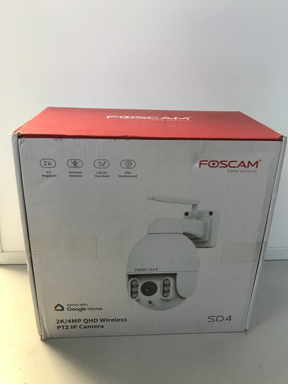 Foscam SD4 surveillance camera, Wi-Fi, dome, PTZ rotation, 4 MP, I32160