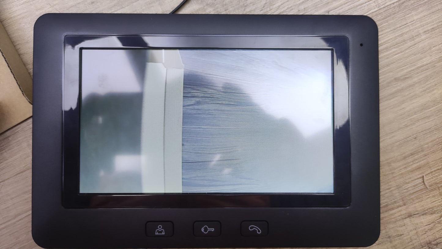 Eura VDP-45A3 Alpha Video-Türsprechanlage 4 Draht, 7-Zoll-Fardmonitor, I34324