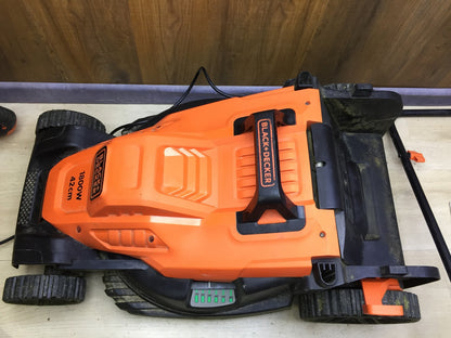 Black&Decker BEMW481ES Elektro-Rasenmäher 1800W Arbeitsbreite 42cm, I34237