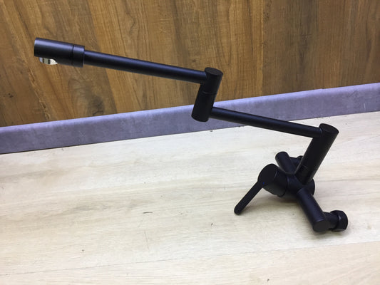 Mainen Küchenarmatur Wandmontage Schwarz, Wasserhahn, I26430