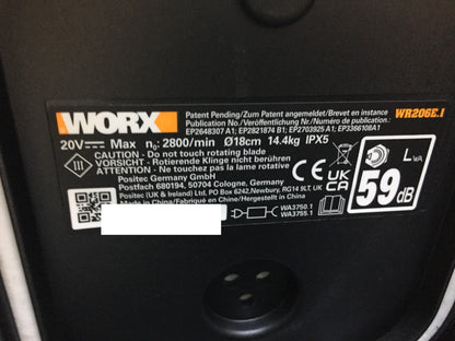 WORX Landroid Vision M600 Mähroboter WR206E.1 für Gärten bis 600m², I33683