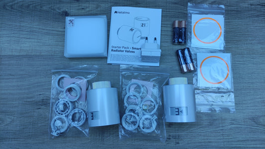 Netatmo NVP-AMZ Smart WiFi Starter Pack, Heizung Starter Kit, I32347