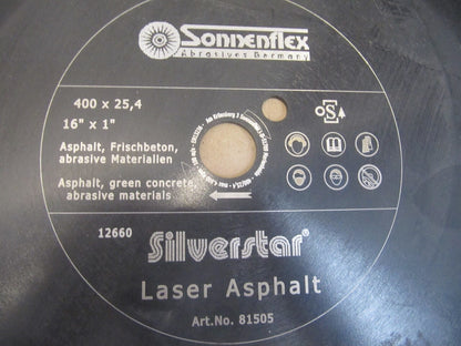 Sonnenflex Silverstar 400x25,4 mm Diamanttrennscheiben Laser Asphalt, 81505