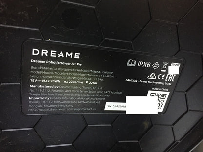 DREAME Intelligenter Mähroboter A1 Pro bis 2000m² 3D Sensor (MLLA7210) I34184