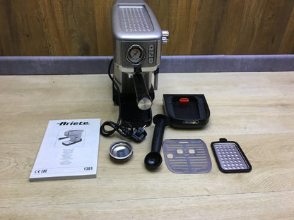Ariete 1381 coffee machine with pressure gauge, 1300W, I29023