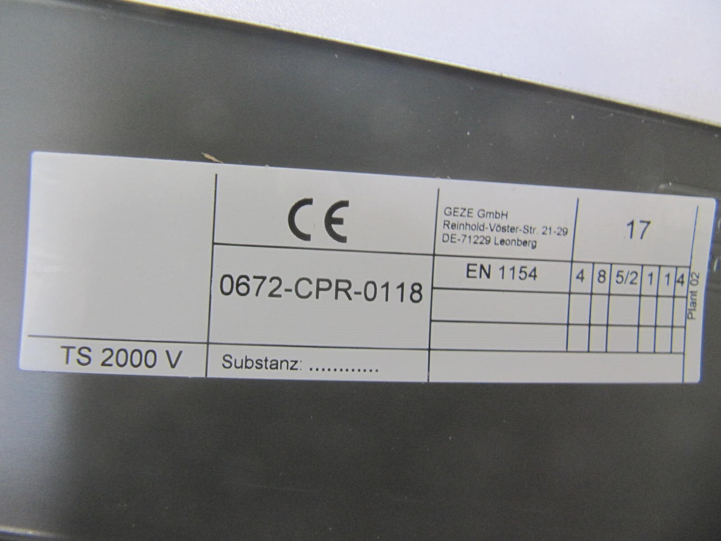 Burg-Wächter Gestänge-Türschließer mit variabler Schließkraft, V08833