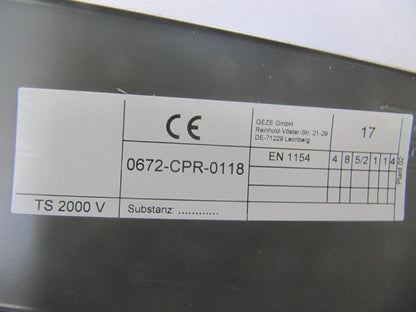 Burg-Wächter Gestänge-Türschließer mit variabler Schließkraft, V08833