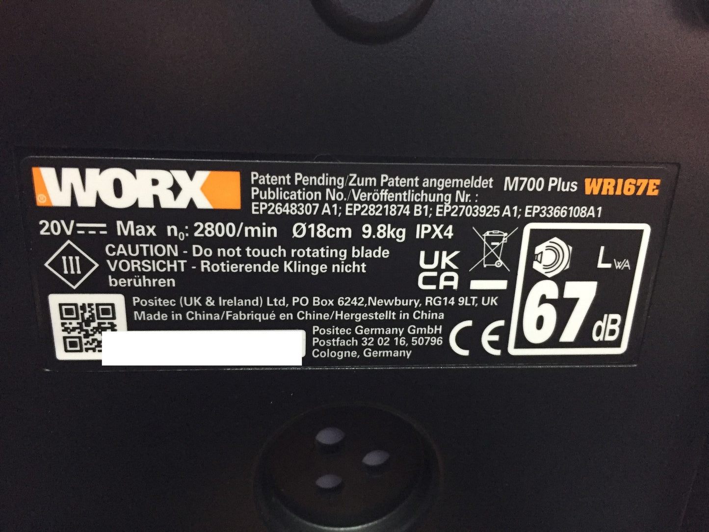 WORX Landroid M700 PLUS WR167E Mähroboter für Gärten bis 700 qm, I33978