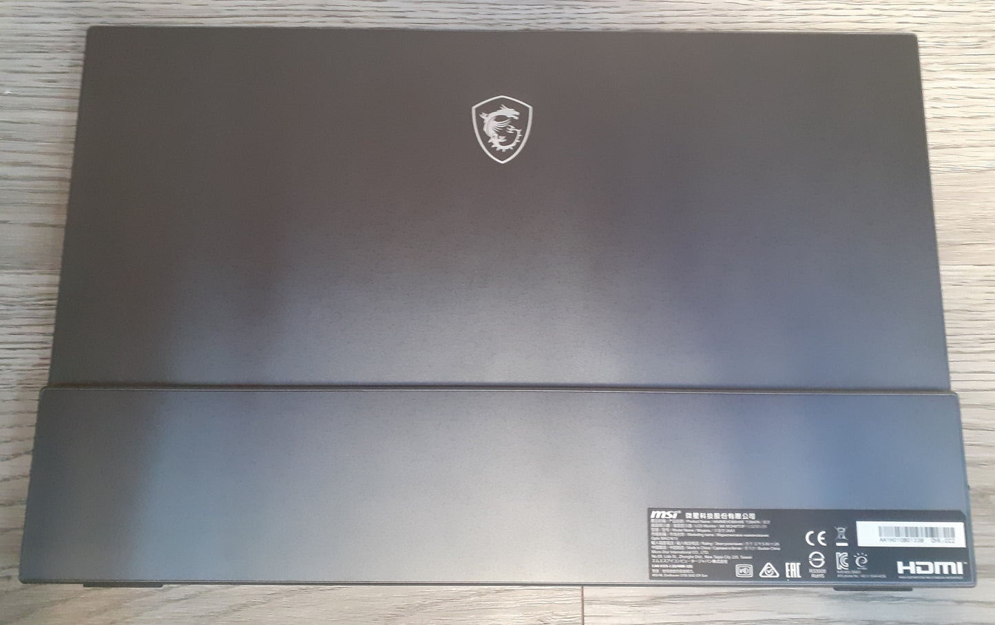 MSI Optix MAG161V Portable Gaming Monitor 15.6" IPS FHD 1920x1080 USB-C 60Hz 