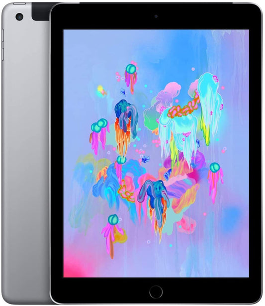 Apple iPad 6 Tablet 9.7" 32GB LTE + WiFi Space Gray A1954 (MR6N2KN/A)