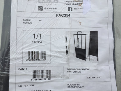 Aurlane FAC354 Duschkabine 80x200 cm I17044