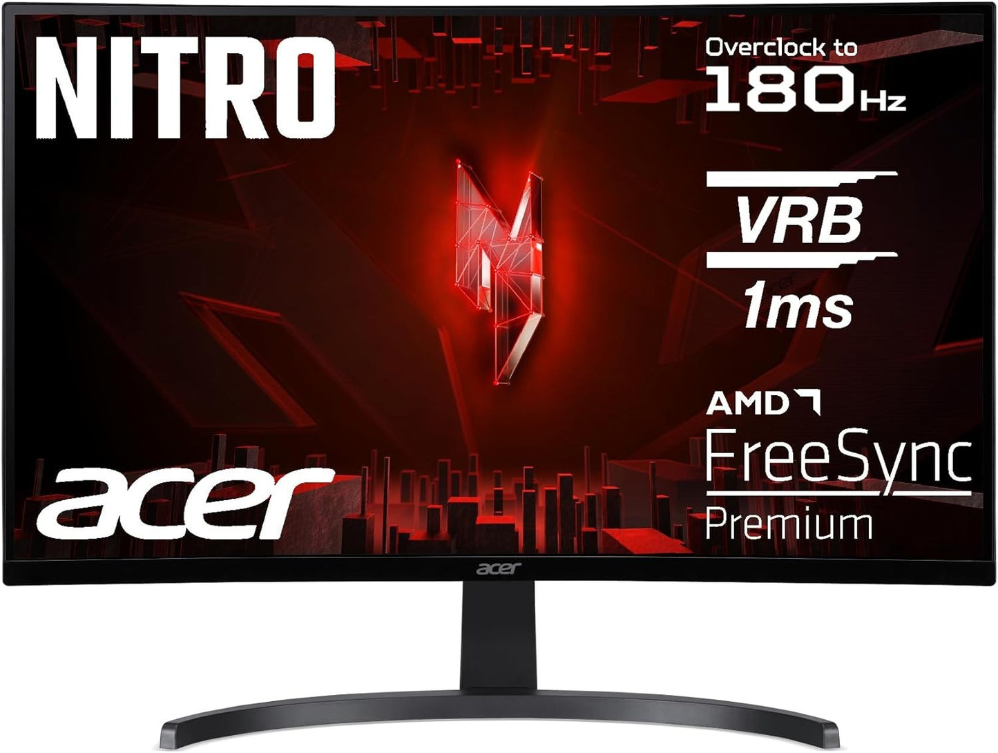 Acer Nitro ED273S3bmiipx Gaming Monitor 27" FHD 1920x1080 AMD FreeSync 180Hz