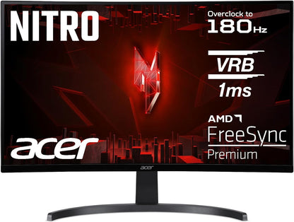 Acer Nitro ED273S3bmiipx Gaming Monitor 27" FHD 1920x1080 AMD FreeSync 180Hz