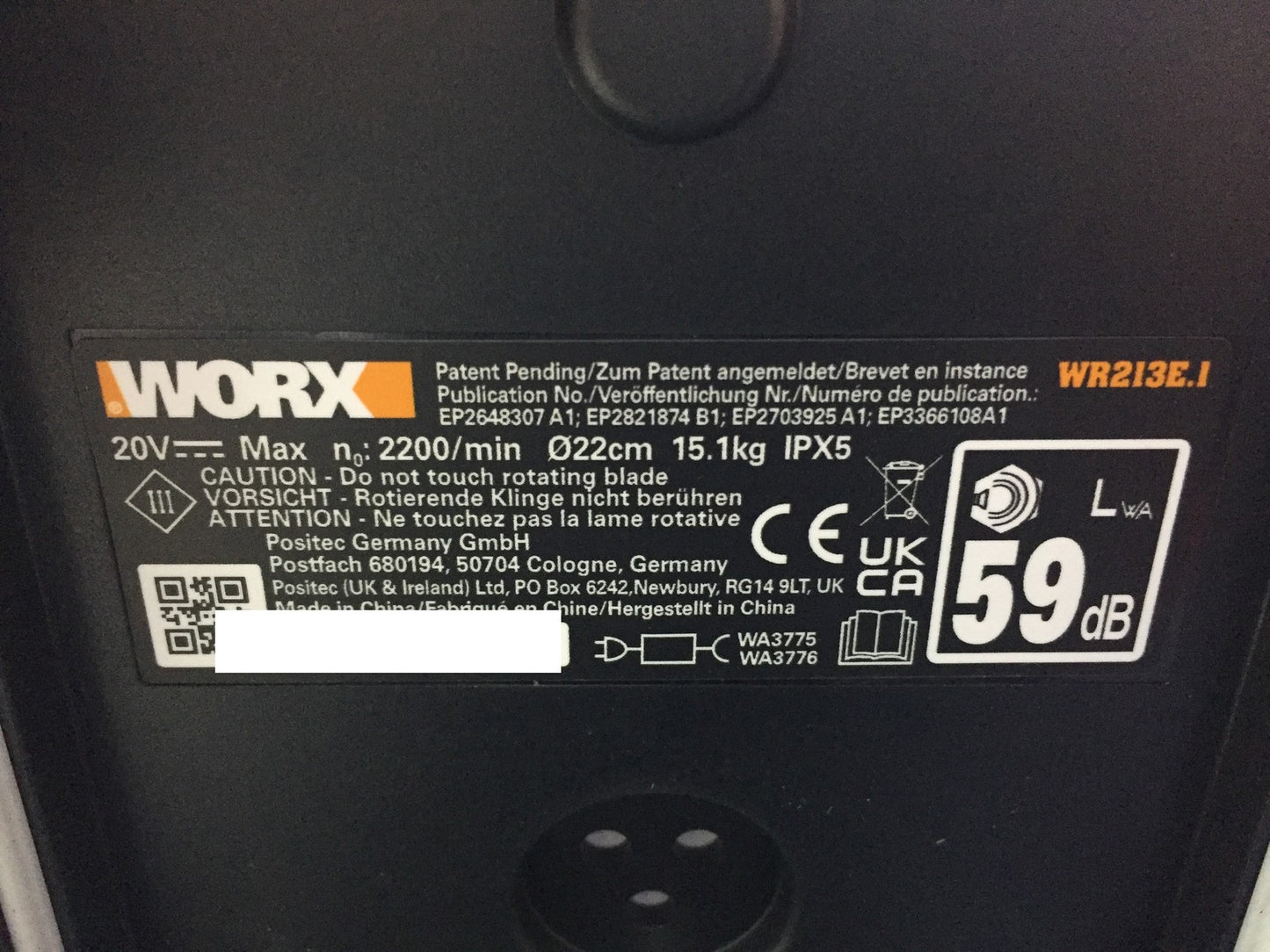 WORX Landroid Vision L1300 Mähroboter WR213E.1 für Gärten bis 1300m², I33690