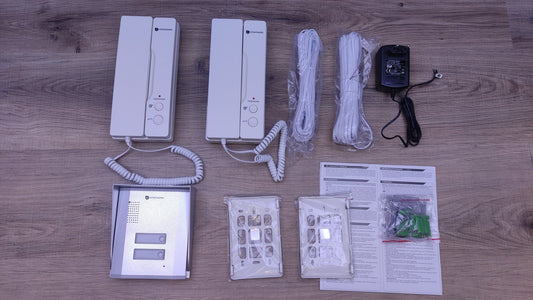 Smartwares Türgegensprechanlage für 2 Teilnehmer, IB62, I33846