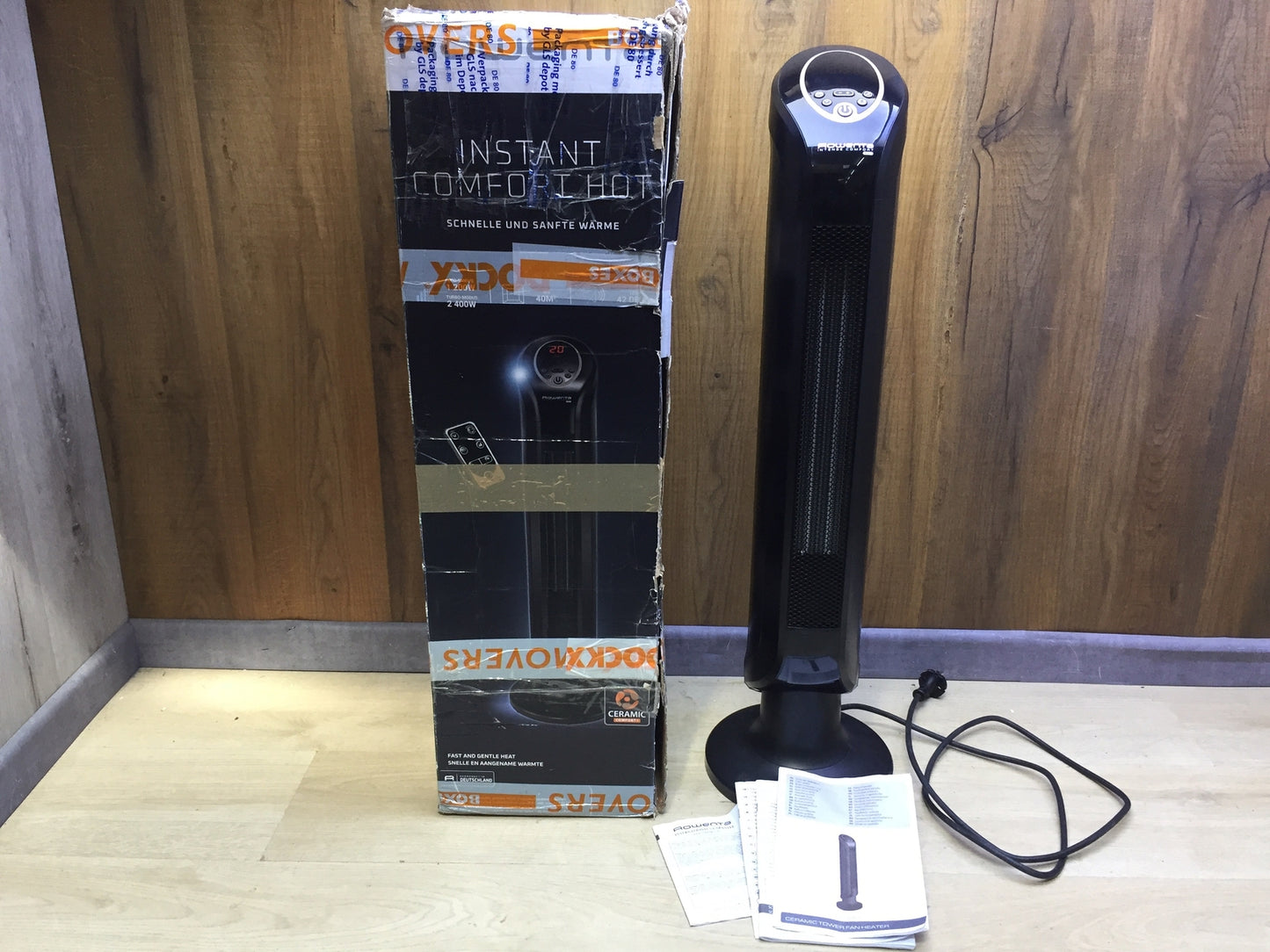 Rowenta SO9420 Intense Comfort Hot Turmheizventilator, Heizlüfter, 2400W, I32782