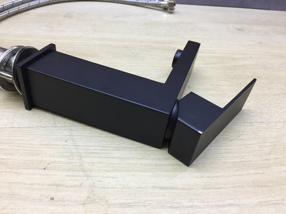 Faustina Waschtischarmatur eckig, Wasserhahn, schwarz, I22125