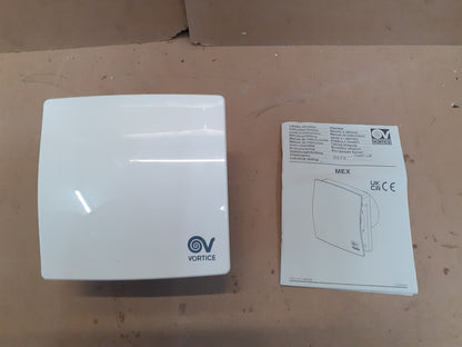 Vortice Bad Ventilator 4CAJAS20W2 Mex 100 4 LL 1S, 9 W, 220 V, Weiß, I10514