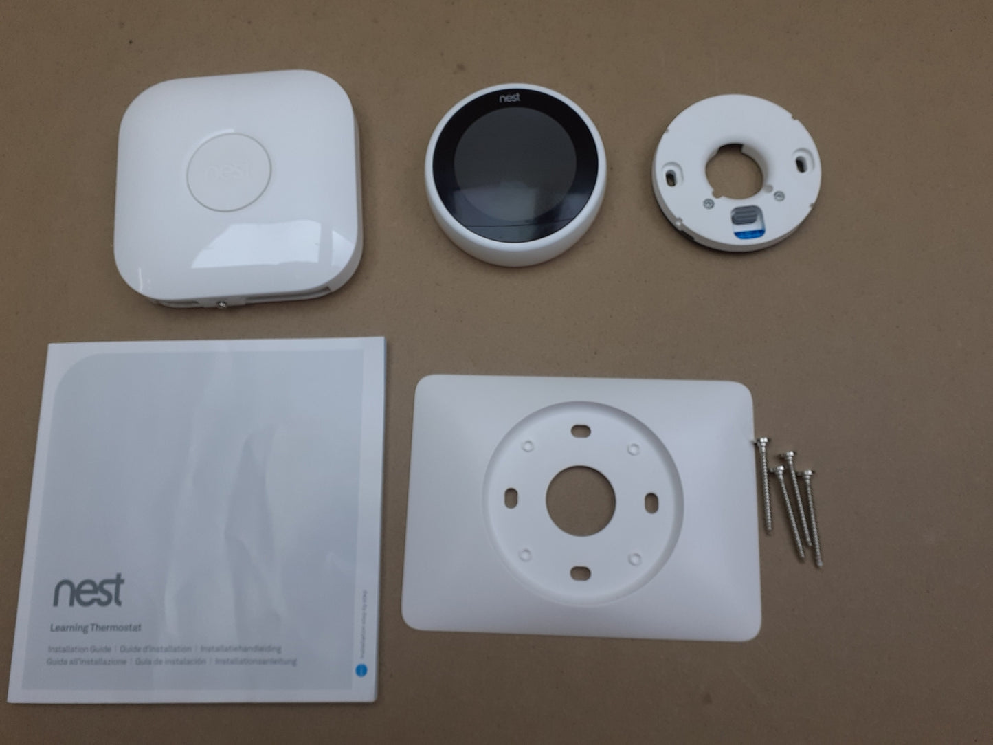 Nest Selbstlernendes Thermostat 3. Generation, Weiß, I05568