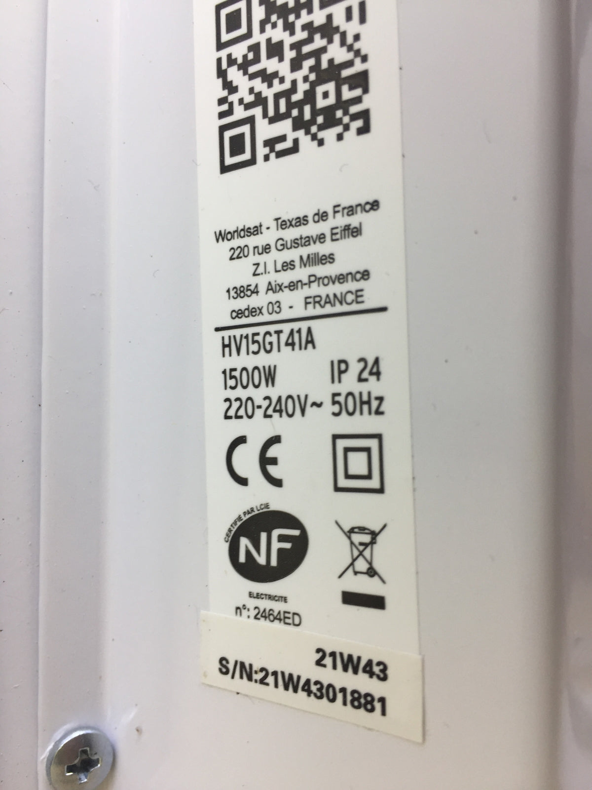 Carrera  49699 Heizkörper, Keramik LCD 1500 W, I17426