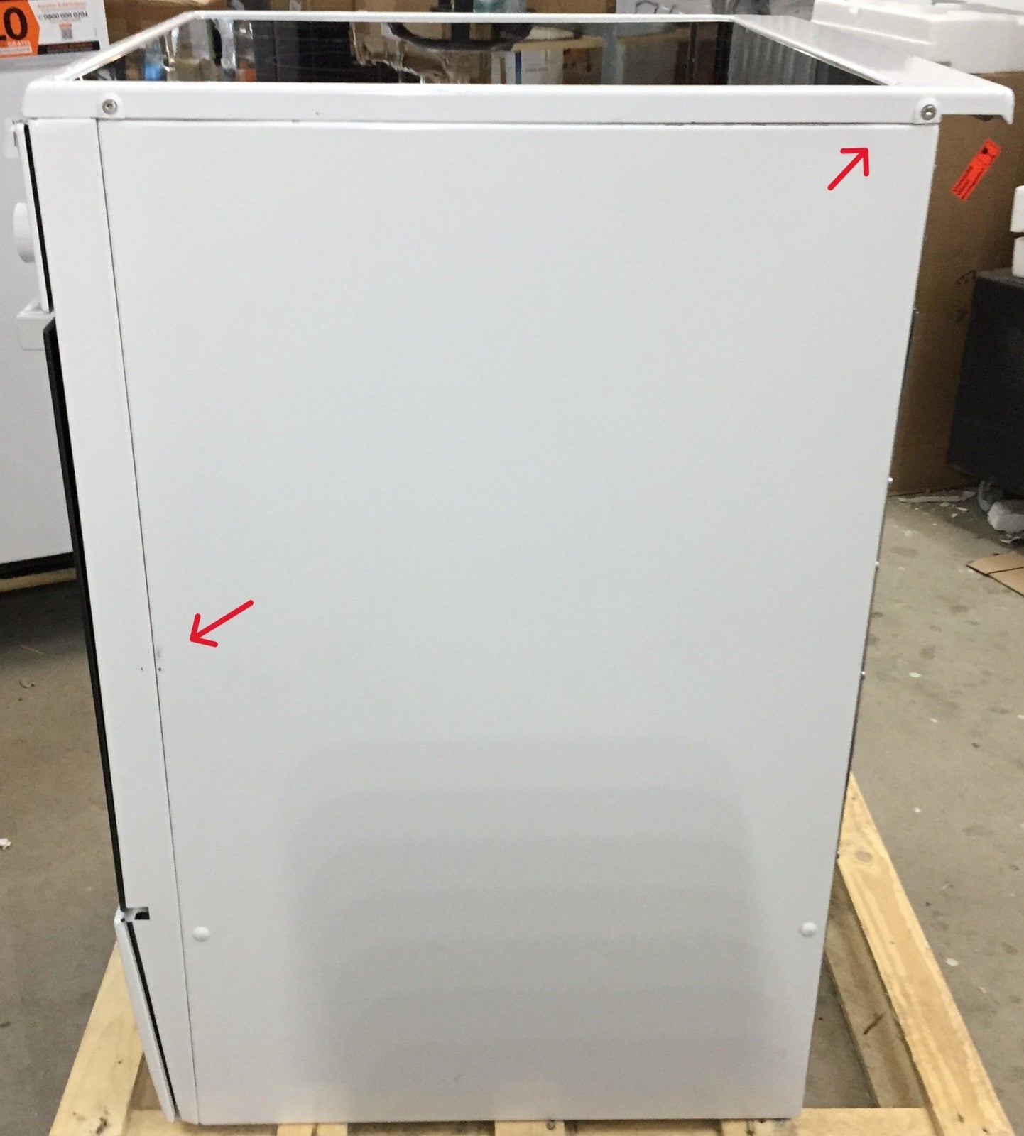 Bosch HKA 090220 freistehender Elektroherd 60cm Glaskeramik weiß EEK: A I34416