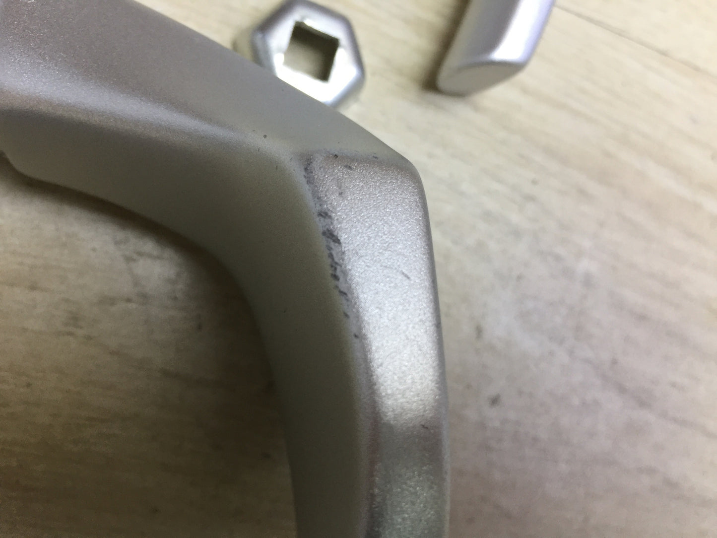 ABUS Tür-Schutzbeschlag aluminium mit Zylinderschutz eckig, I32834