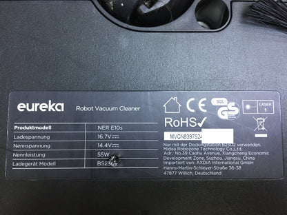 EUREKA NER E10s vacuum/mop robot with bagless vacuum station, I29614