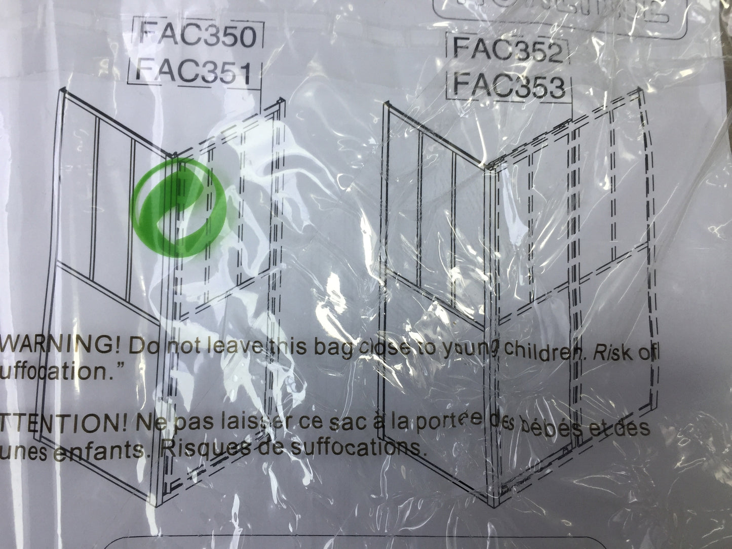 Aurlane FAC354 Duschkabine 80x200 cm I17044