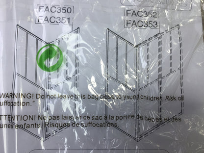 Aurlane FAC354 Duschkabine 80x200 cm I17044