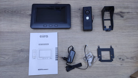 Eura VDP-45A3 Alpha Video-Türsprechanlage 4 Draht, 7-Zoll-Fardmonitor, I34331