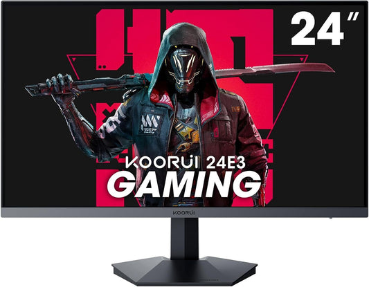 KOORUI 24E3 Gaming Monitor 24" FHD 1920x1080 Fast IPS HDMI DP AdpitiveSync 165Hz 