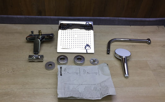 Hansgrohe 27284000 Duschsystem mit Einhebelmischer, I33054