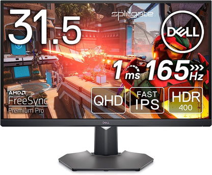 Dell G3223D Gaming Monitor 31.5" QHD 2560x1440 Fast IPS HDR USB-C FreeSync 165Hz 