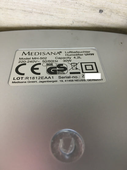 Medisana MH-502 Humidifier Room Humidifier 60065, I31234
