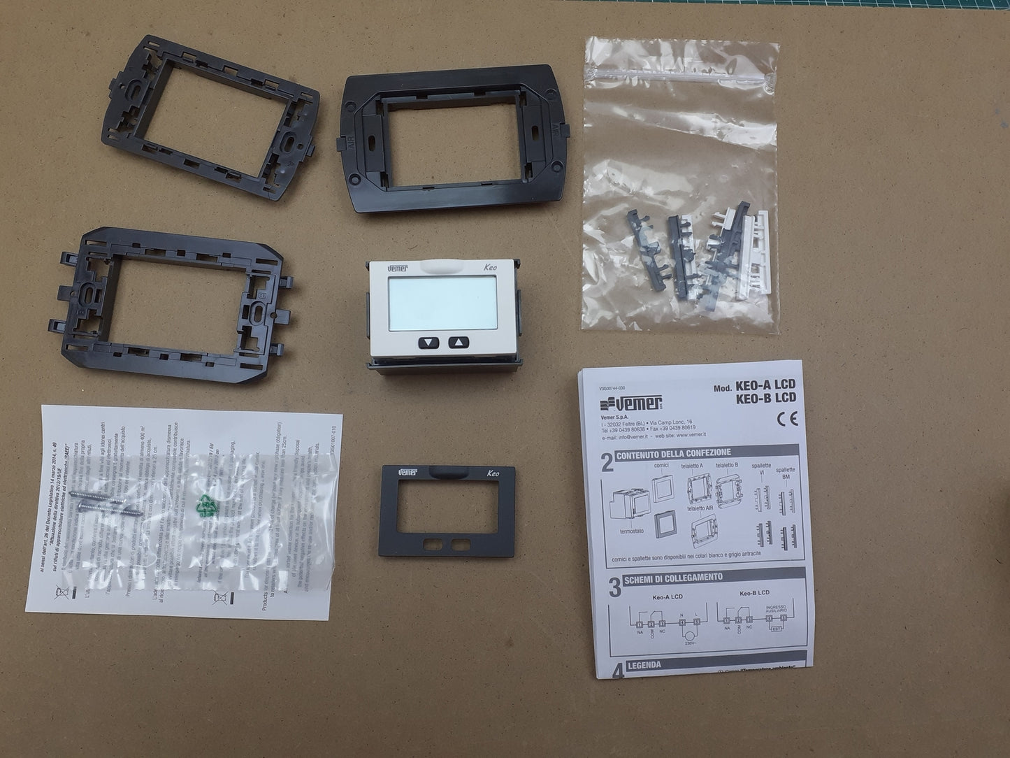 Vemer ve267100 Thermostat, I05531