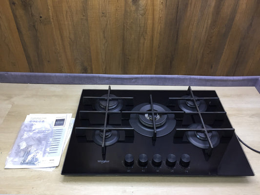 Whirlpool AKW 7523/NB Gas-Kochfeld, 5 Brenner, schwarz, I34130