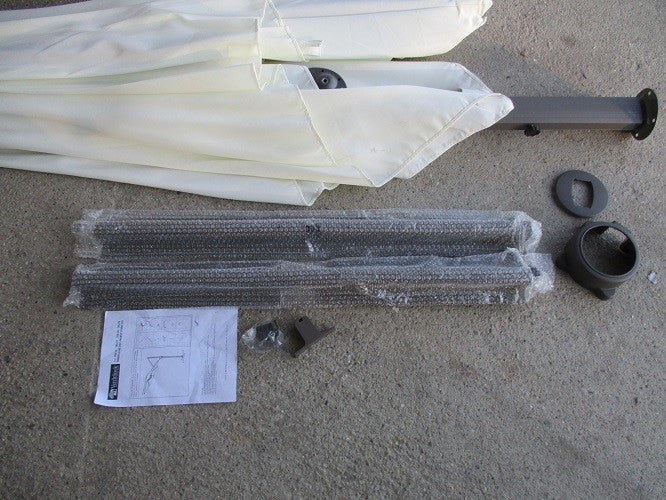 Sonnenschirm 3 x 3 ecru P/LATER Händler R03964