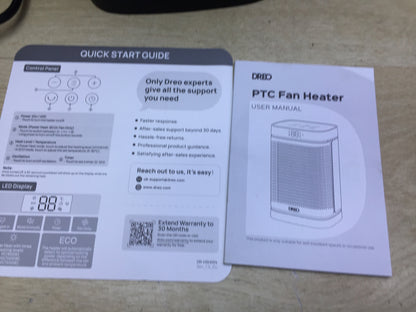 Dreo DR-HSH004 Fan Heater Energy Saving Quiet 1500W, I32007 