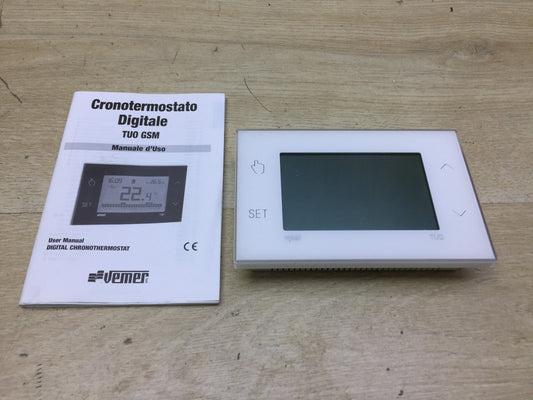 VEMER TUO GSM Wandthermostat VE771800, weiß, wöchentliche Programmierung, I34226