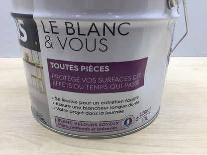 3,39€/L TOLLENS Farbe für Wände, Decken und Holz, waschbar, 10 L, I14574