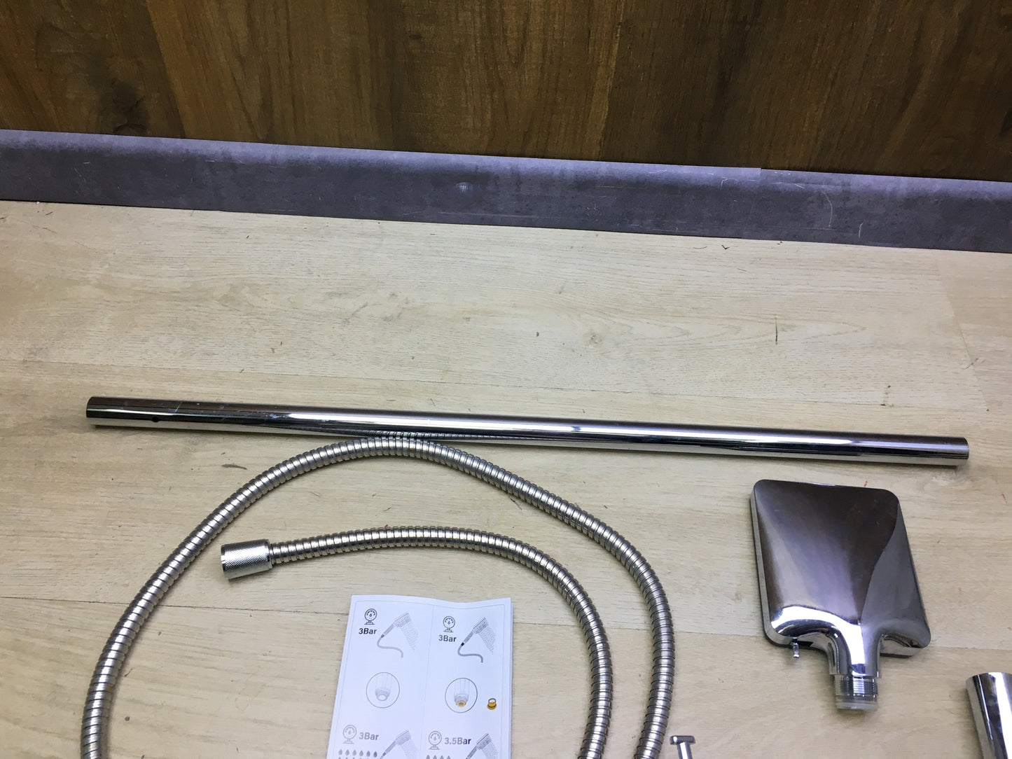 YEAUPR PRO S6216 Duschset, quadratischer Duschkopf, I31022