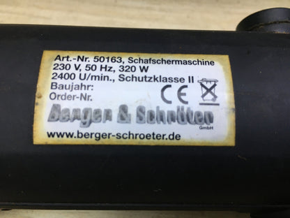 Berger + Schröter 50163 Schafschermaschine, I30109