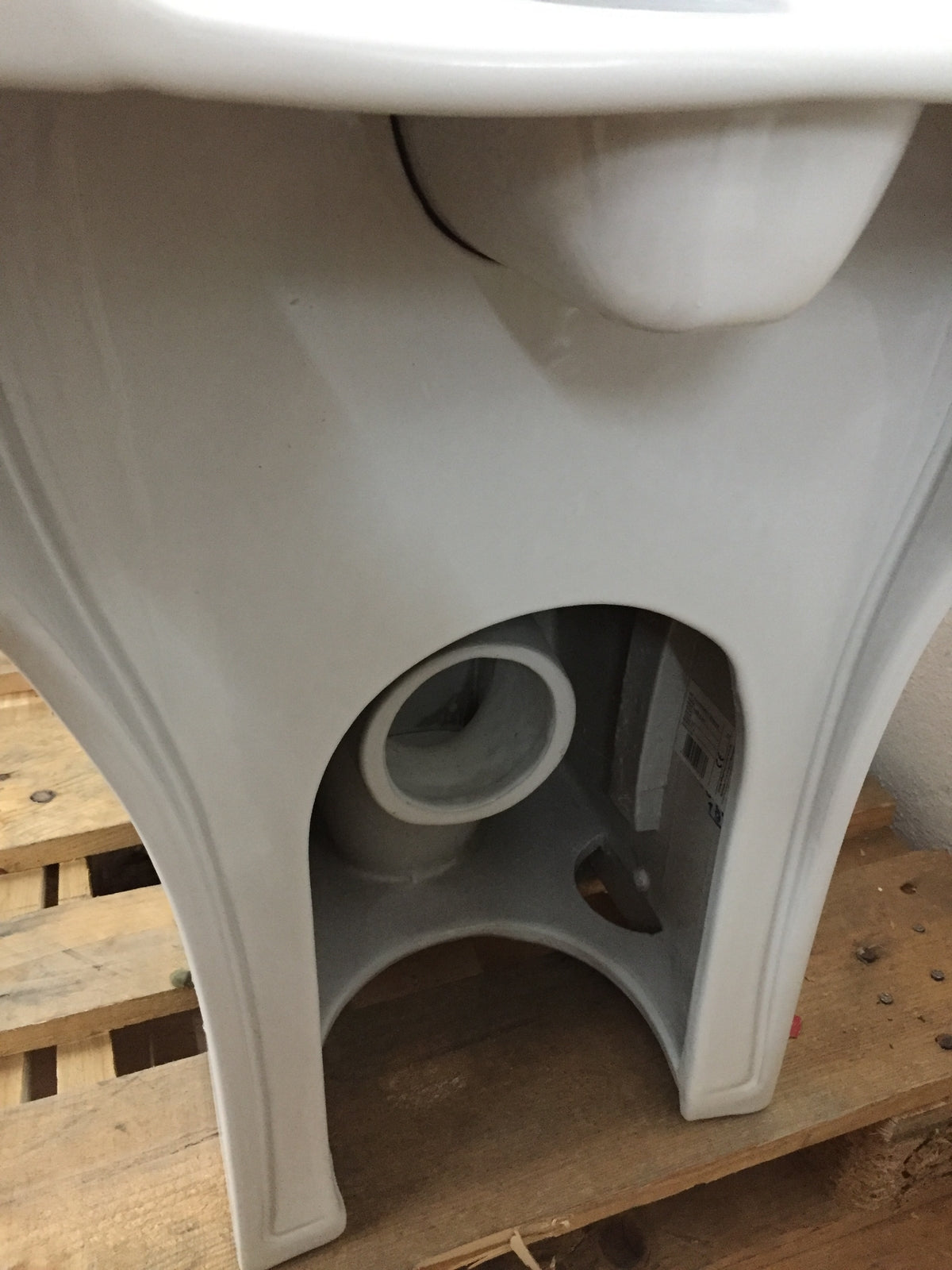 aquaSu 04873 6 Spülrandlose WC-Kombi +7,5 cm weiß WC ohne Spülkasten I16622